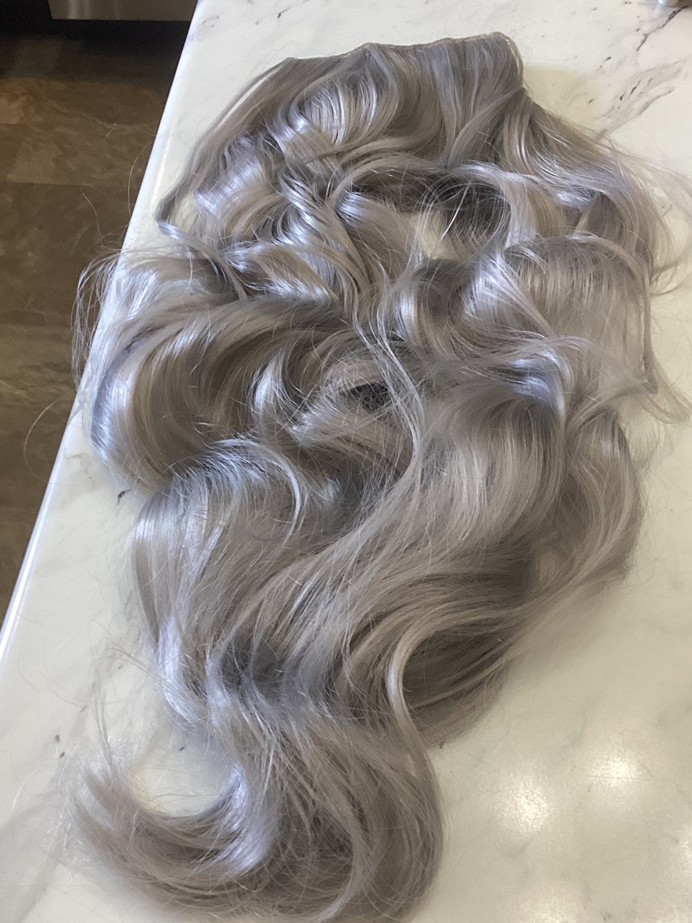 Silver Ash Wavy Hairpiece - Women's Hair